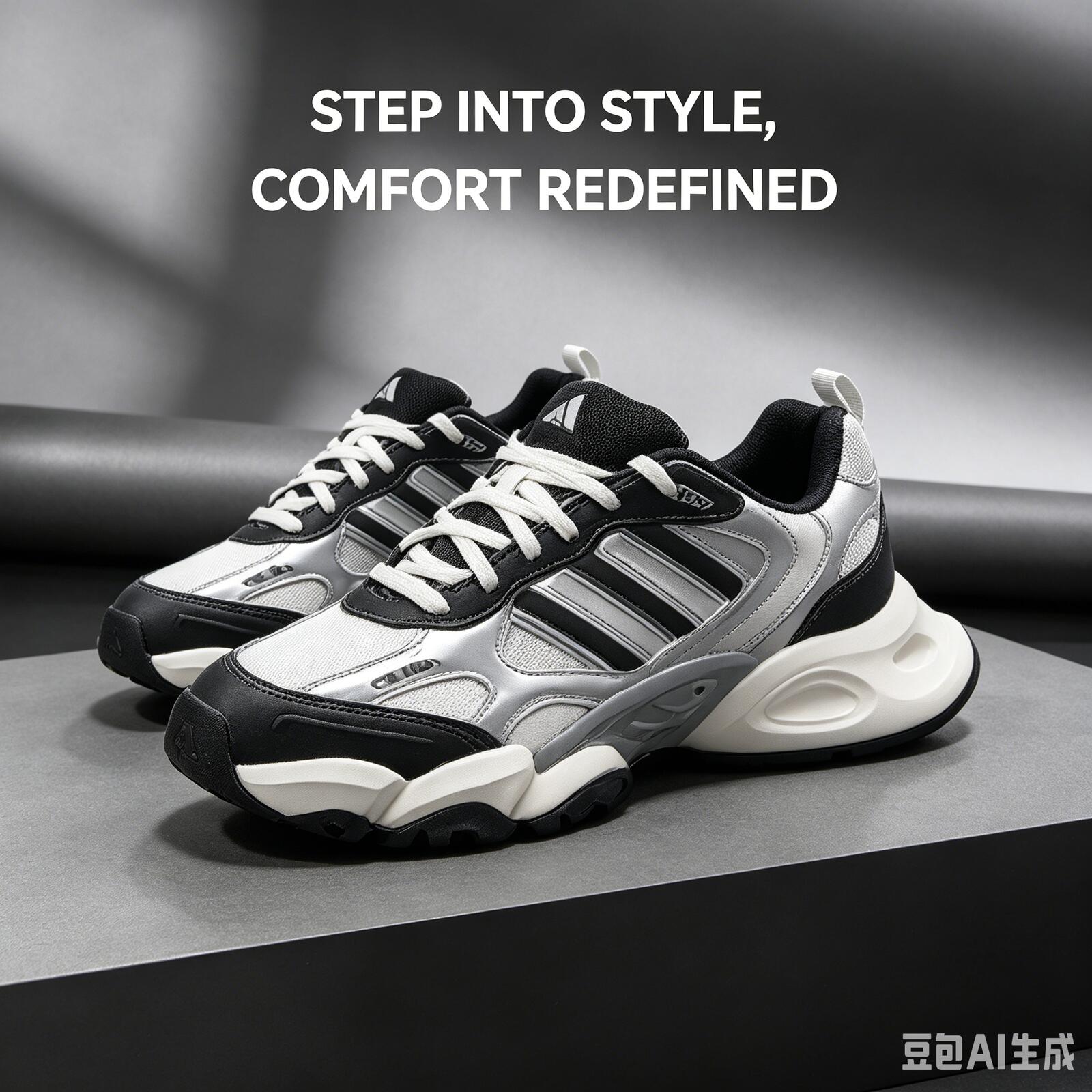 Men Shoes Jd - Adidas XLG Runner Silver Black Retro