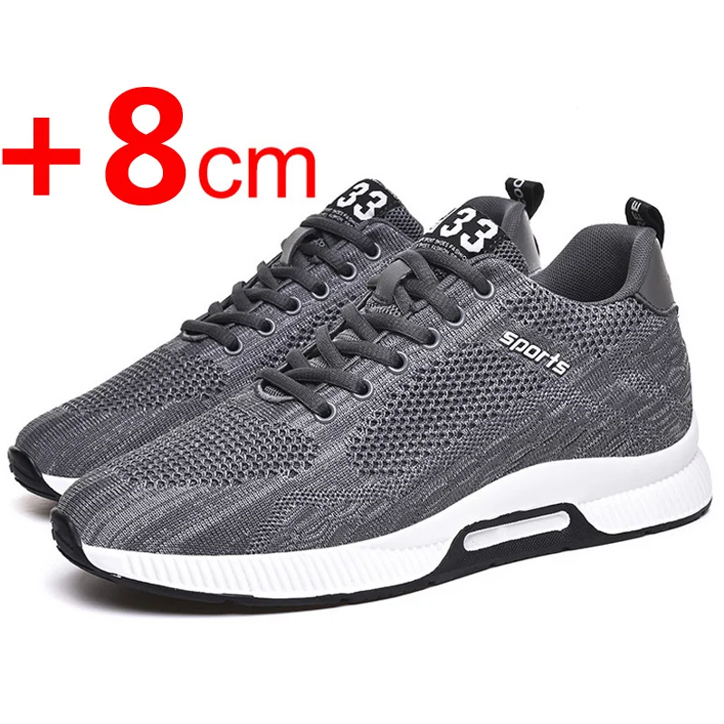 Men Shoes Size Chart - Men Increase Insole 6CM Sports Casual