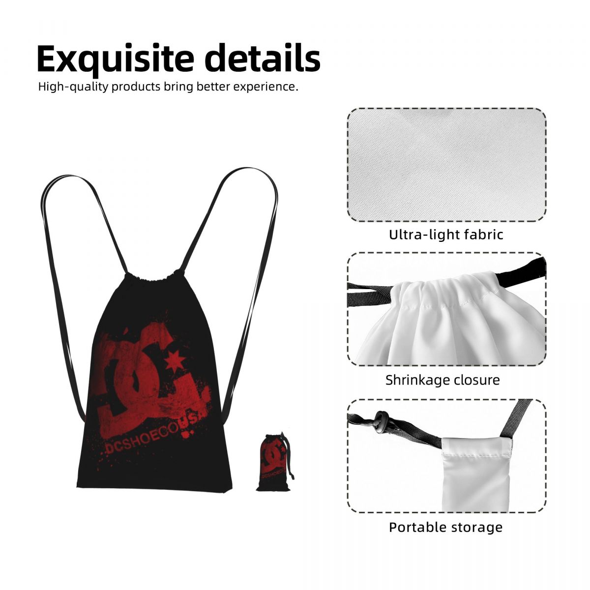 DC Shoe Co Drawstring Backpack - Men'S Shoes Dc 评论和价格