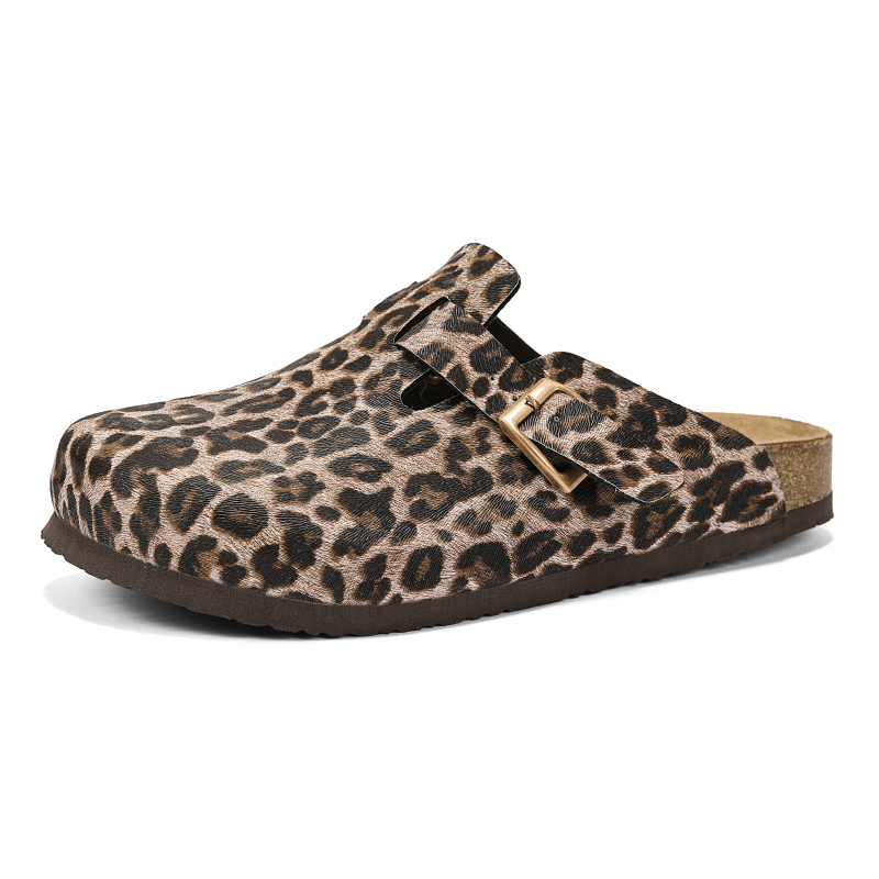Leopard print Cork Slippers Ha - Men'S Shoes Birkenstock 评论和价格
