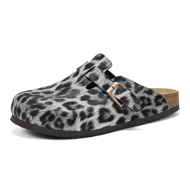 Leopard print Cork Slippers Ha - Men'S Shoes Birkenstock 评论和价格