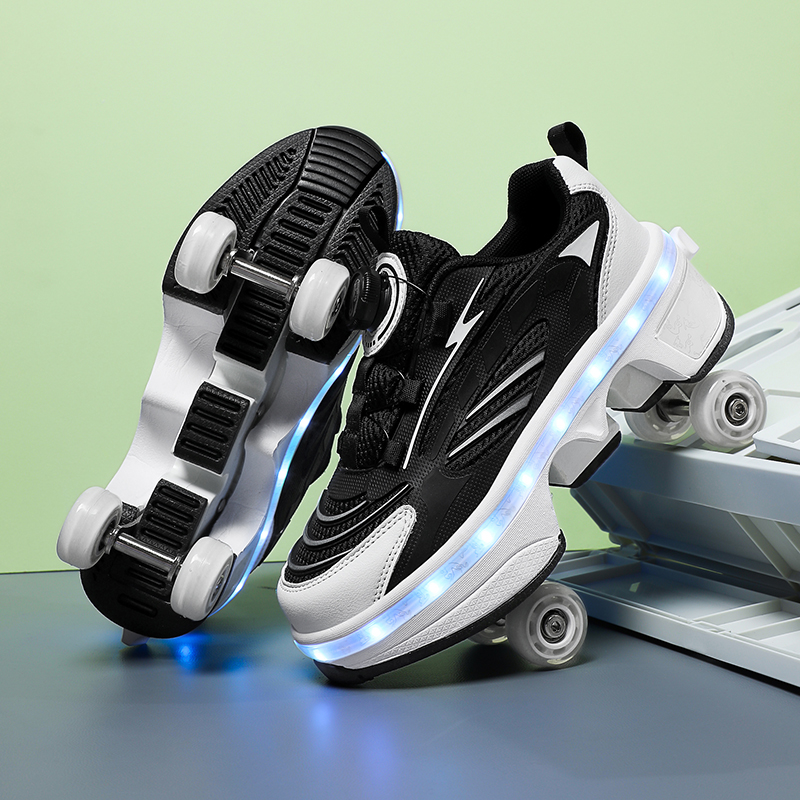 Double-Row Four-Wheel Roller S - Men'S Shoes Professional 评论和价格