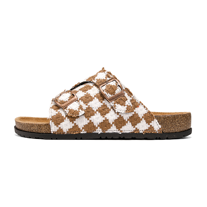 Vintage Plaid Cork Footbed Sli - Men'S Shoes Birkenstock 评论和价格