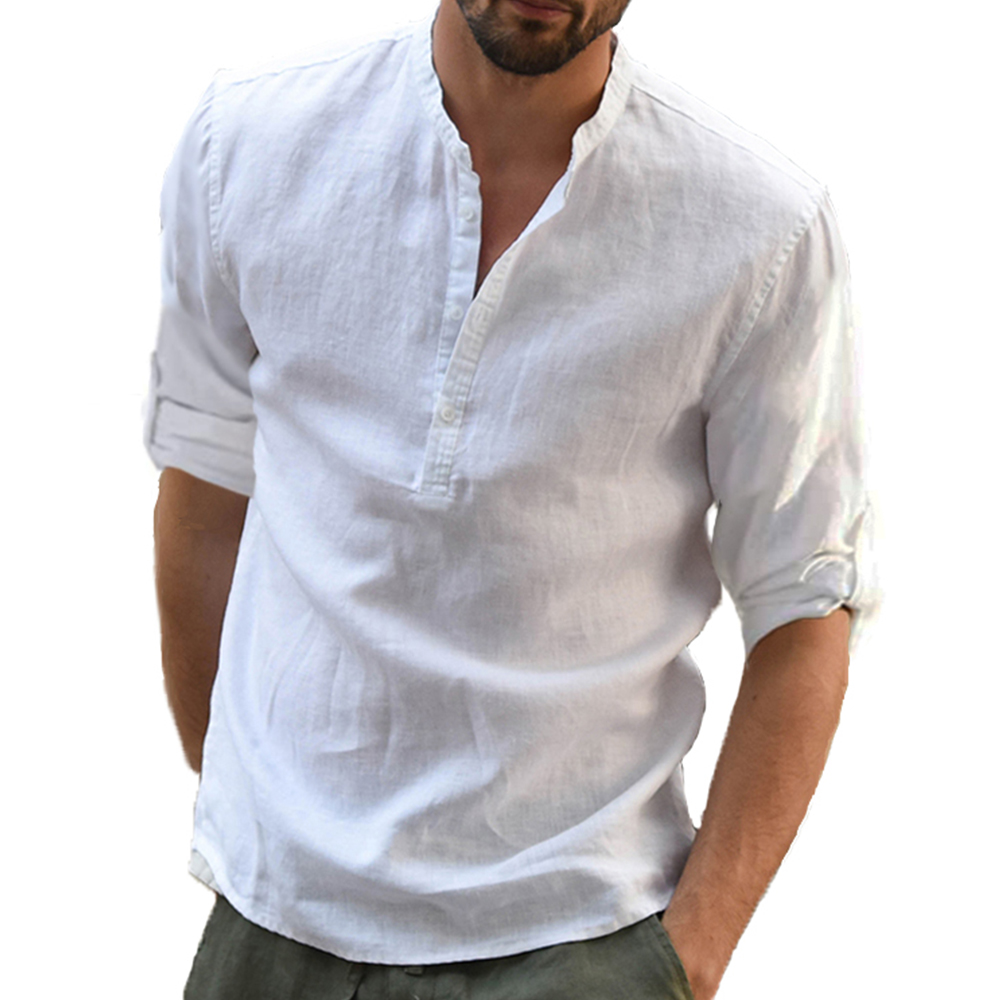 KB New Men's Casual Blouse Cot - Men Shoes Zara 评论和价格